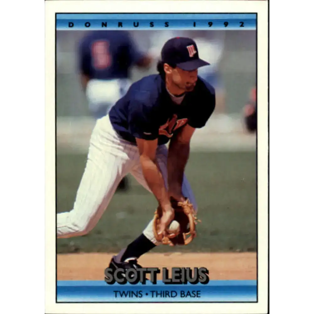 1992 Donruss #359 Scott Leius NM-MT Minnesota Twins Baseball Card - Baseball Card Single