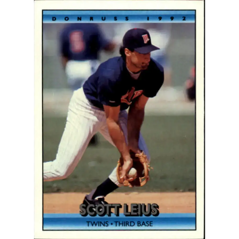 1992 Donruss #359 Scott Leius NM-MT Minnesota Twins Baseball Card - Baseball Card Single