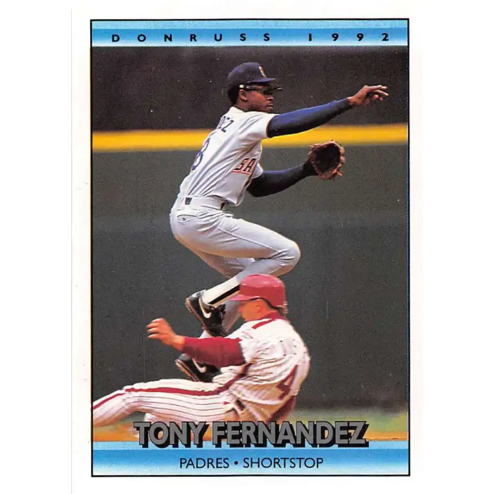 1992 Donruss #362 Tony Fernandez NM-MT San Diego Padres Baseball Card - Baseball Card Single