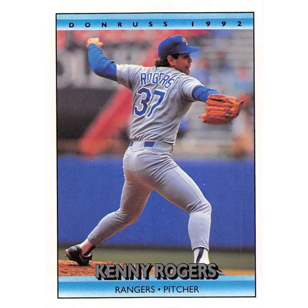 1992 Donruss #368 Kenny Rogers NM-MT Texas Rangers Baseball Card - Baseball Card Single