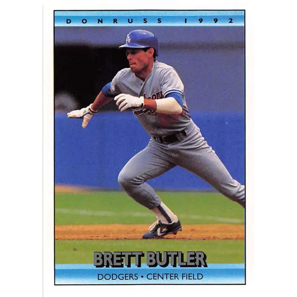 1992 Donruss #369 Brett Butler NM-MT Los Angeles Dodgers Baseball Card - Baseball Card Single