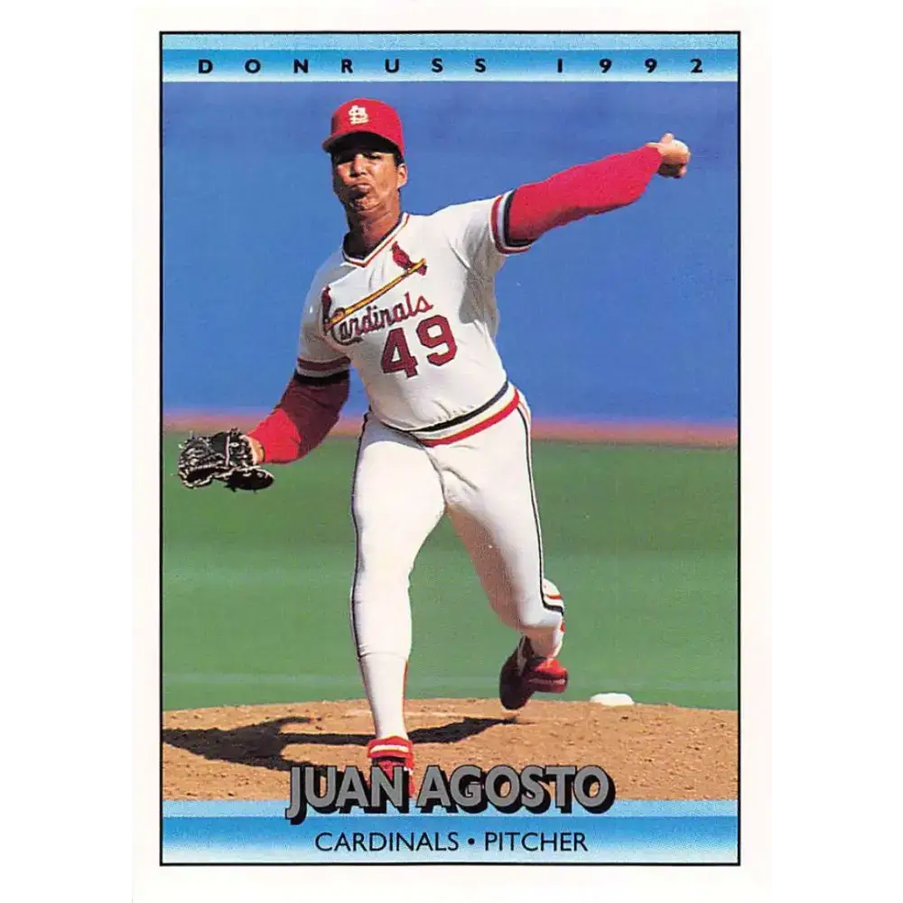 1992 Donruss #37 Juan Agosto NM-MT St. Louis Cardinals Baseball Card - Baseball Card Single