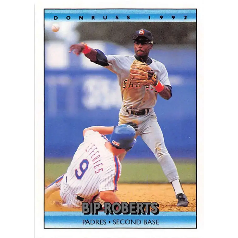 1992 Donruss #371 Bip Roberts NM-MT San Diego Padres Baseball Card - Baseball Card Single
