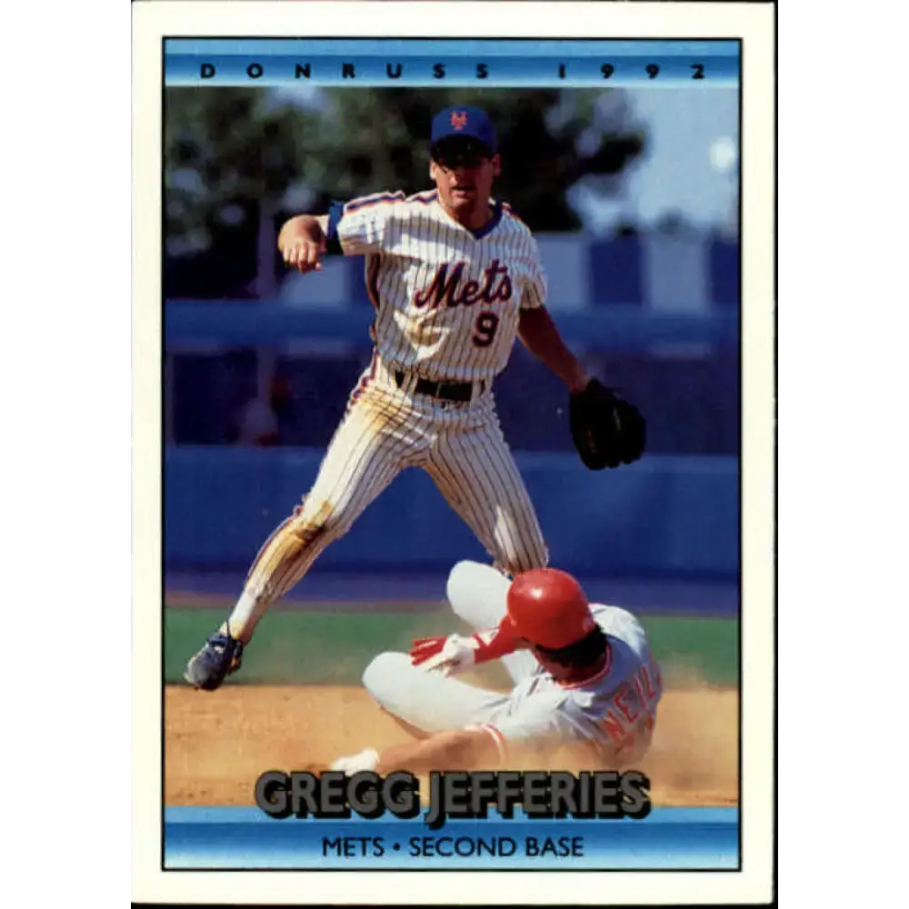 1992 Donruss #372 Gregg Jefferies NM-MT New York Mets Baseball Card - Baseball Card Single
