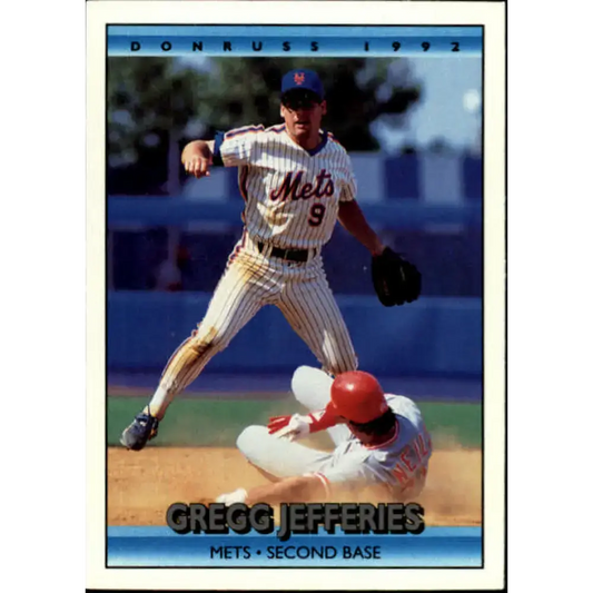 1992 Donruss #372 Gregg Jefferies NM-MT New York Mets Baseball Card - Baseball Card Single