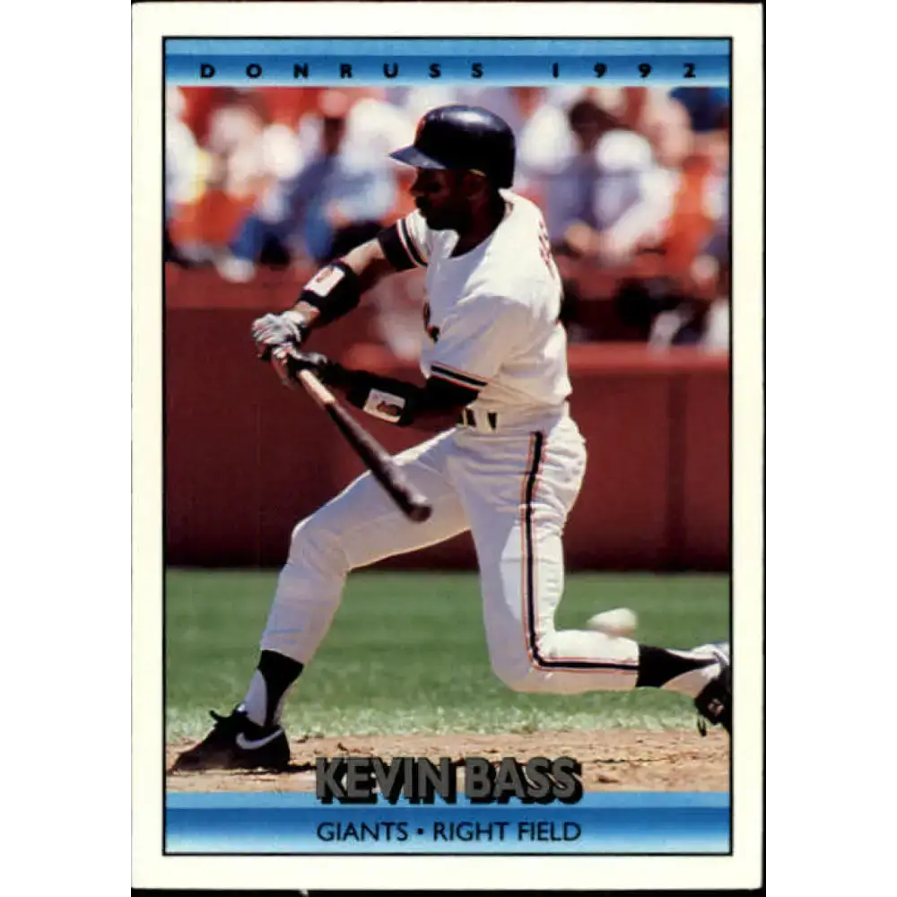 1992 Donruss #373 Kevin Bass NM-MT San Francisco Giants Baseball Card - Baseball Card Single
