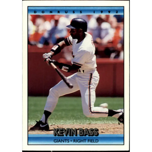 1992 Donruss #373 Kevin Bass NM-MT San Francisco Giants Baseball Card - Baseball Card Single