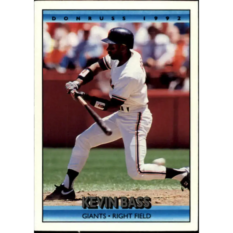 1992 Donruss #373 Kevin Bass NM-MT San Francisco Giants Baseball Card - Baseball Card Single