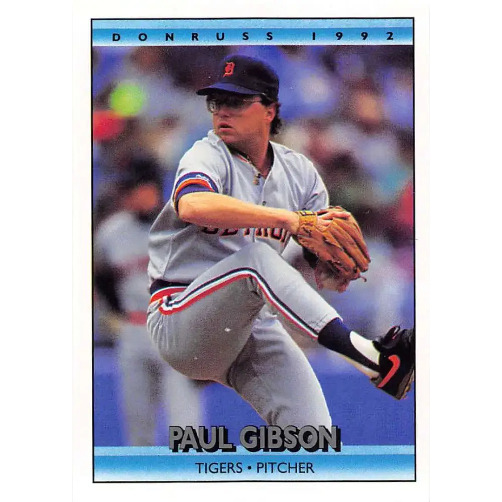 1992 Donruss #375 Paul Gibson NM-MT Detroit Tigers Baseball Card - Baseball Card Single