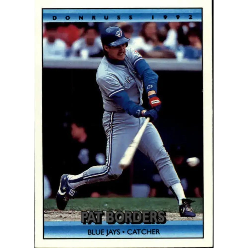1992 Donruss #379 Pat Borders NM-MT Toronto Blue Jays Baseball Card - Baseball Card Single