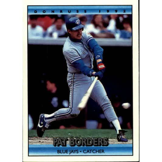 1992 Donruss #379 Pat Borders NM-MT Toronto Blue Jays Baseball Card - Baseball Card Single
