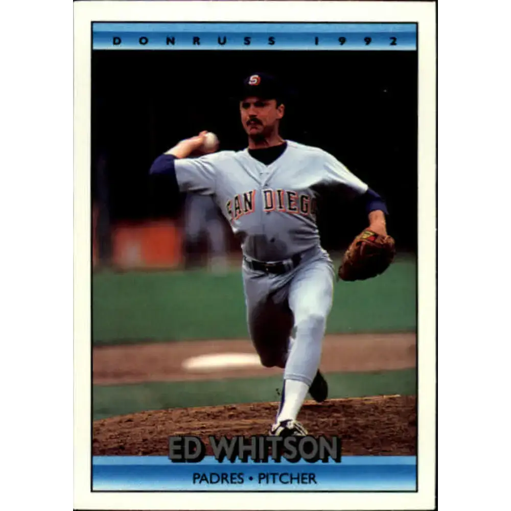 1992 Donruss #380 Ed Whitson NM-MT San Diego Padres Baseball Card - Baseball Card Single