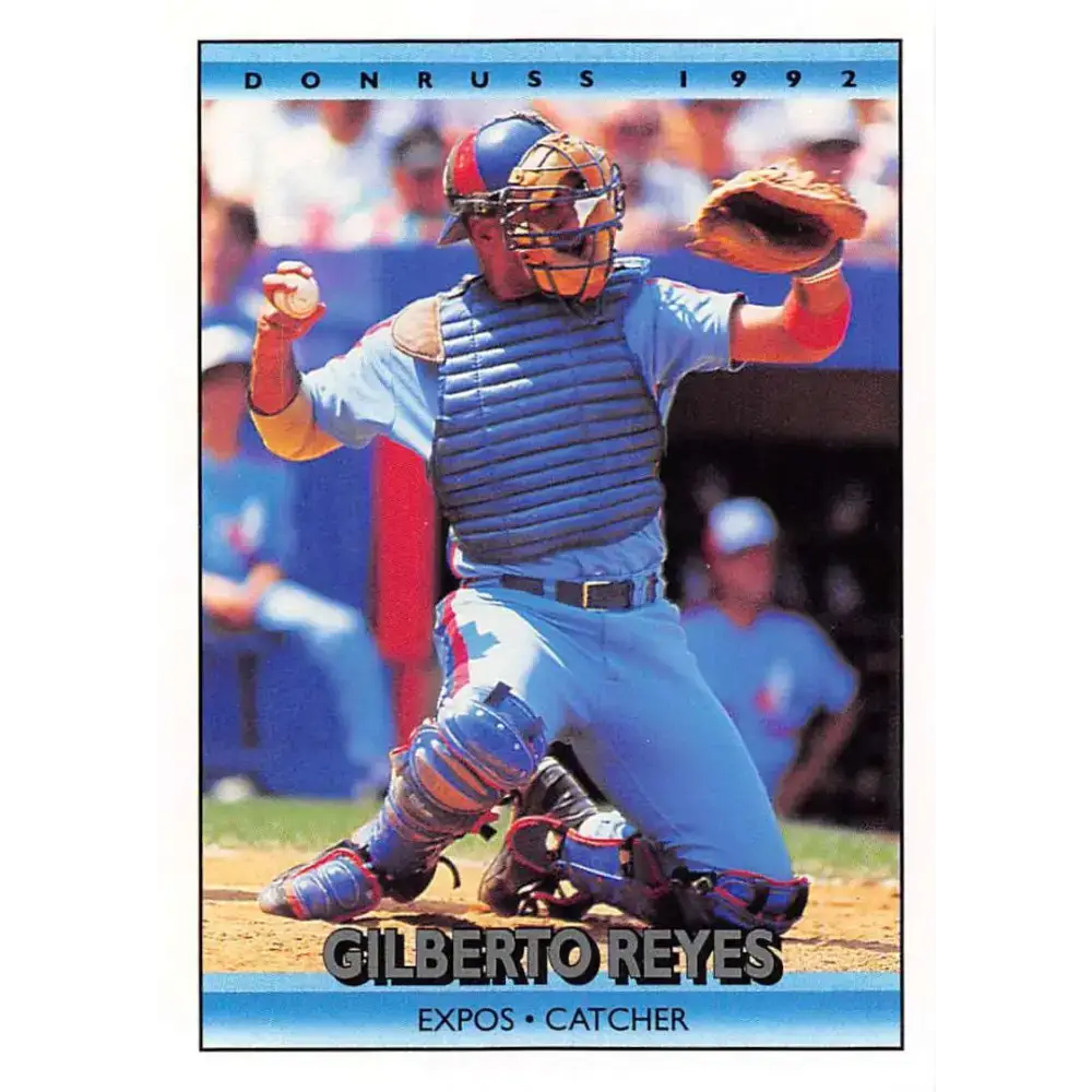 1992 Donruss #381 Gilberto Reyes NM-MT Montreal Expos Baseball Card - Baseball Card Single