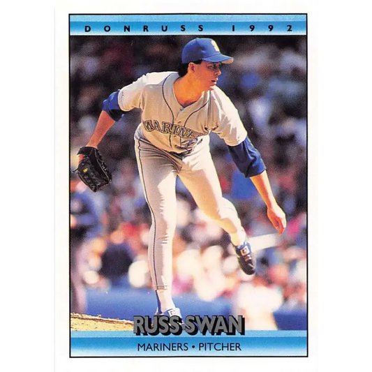 1992 Donruss #382 Russ Swan NM-MT Seattle Mariners Baseball Card - Baseball Card Single