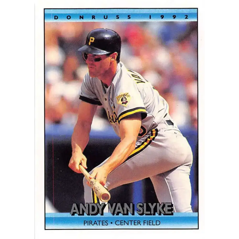 1992 Donruss #383 Andy Van Slyke NM-MT Pittsburgh Pirates Baseball Card - Baseball Card Single