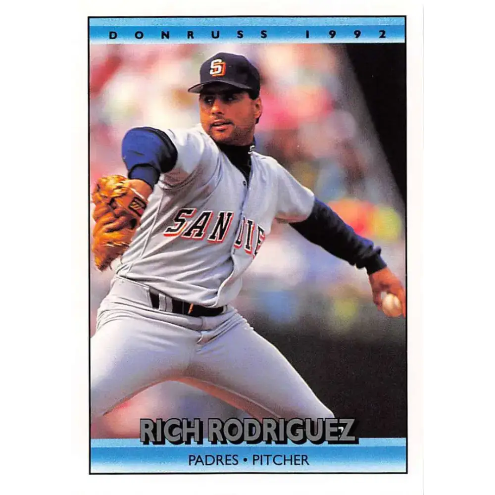 1992 Donruss #388 Rich Rodriguez NM-MT San Diego Padres Baseball Card - Baseball Card Single