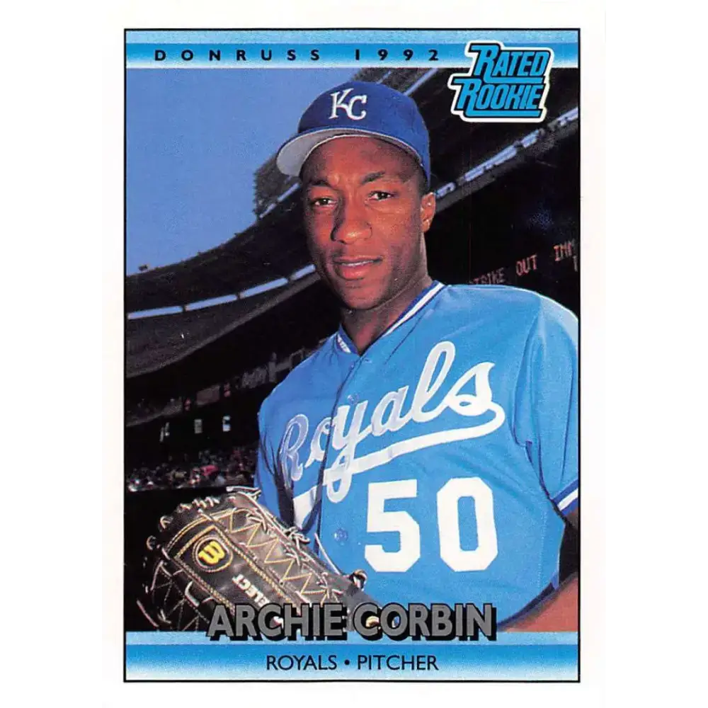 1992 Donruss #400 Archie Corbin RR NM-MT RC Rookie Kansas City Royals Baseball Card - Baseball Card Single