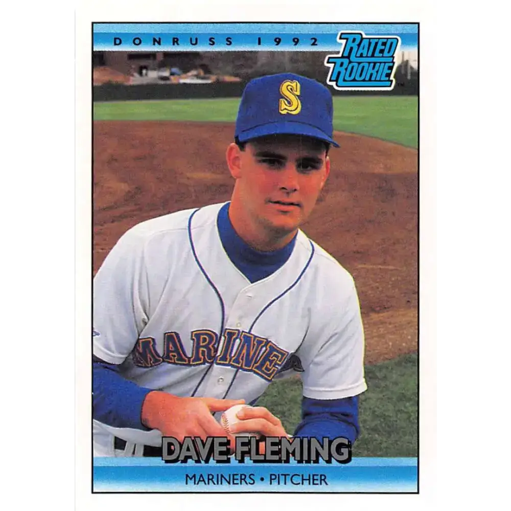 1992 Donruss #404 Dave Fleming RR NM-MT Seattle Mariners Baseball Card - Baseball Card Single