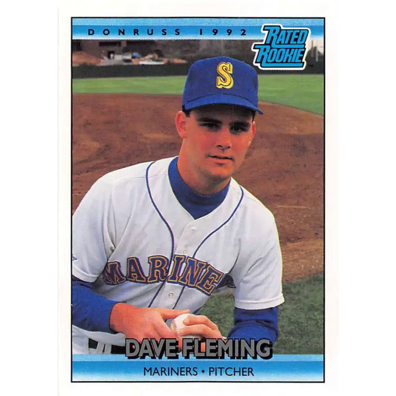 1992 Donruss #404 Dave Fleming RR NM-MT Seattle Mariners Baseball Card - Baseball Card Single