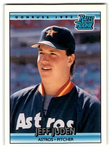 1992 Donruss #405 Jeff Juden NM Near Mint Astros RR ID:67111 - Baseball Card Single
