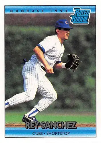 1992 Donruss #412 Rey Sanchez NM Near Mint RC Rookie Cubs RR - Baseball Card Single