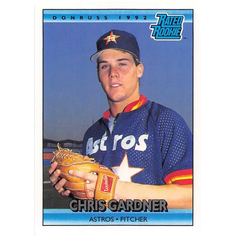 1992 Donruss #413 Chris Gardner RR NM-MT RC Rookie Houston Astros Baseball Card - Baseball Card Single