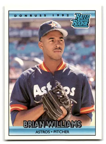 1992 Donruss #416 Brian Williams NM Near Mint RC Rookie Astros RR ID:67087 - Baseball Card Single