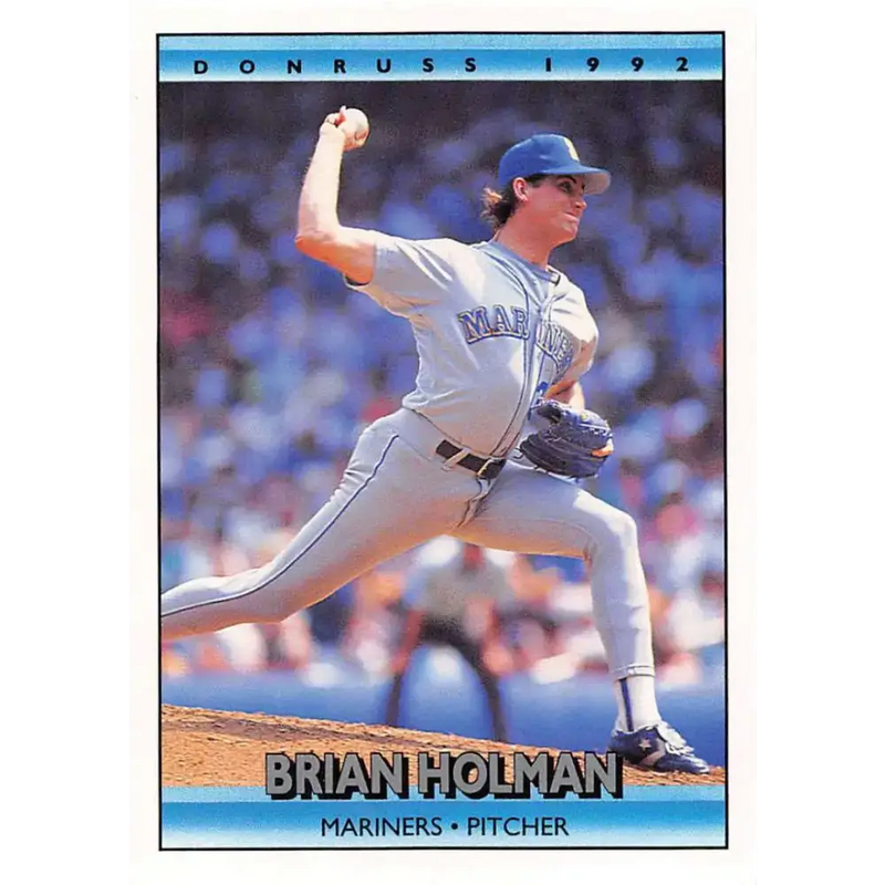 1992 Donruss #43 Brian Holman NM-MT Seattle Mariners Baseball Card - Baseball Card Single