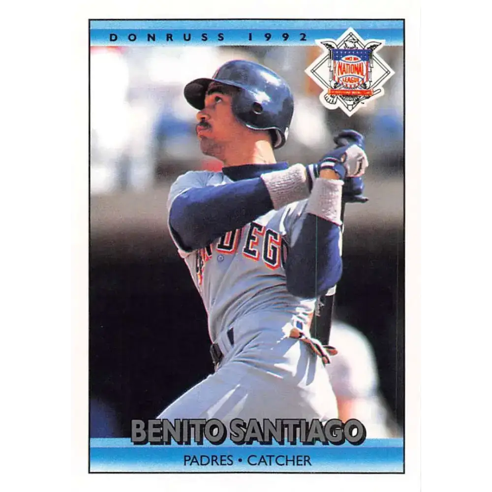 1992 Donruss #430 Benito Santiago AS NM-MT San Diego Padres Baseball Card - Baseball Card Single