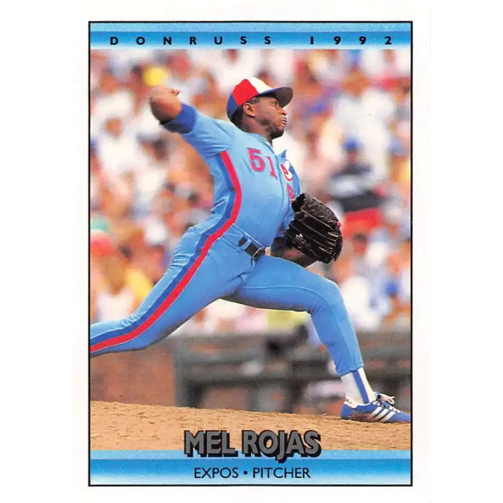 1992 Donruss #435 Mel Rojas NM-MT Montreal Expos Baseball Card - Baseball Card Single
