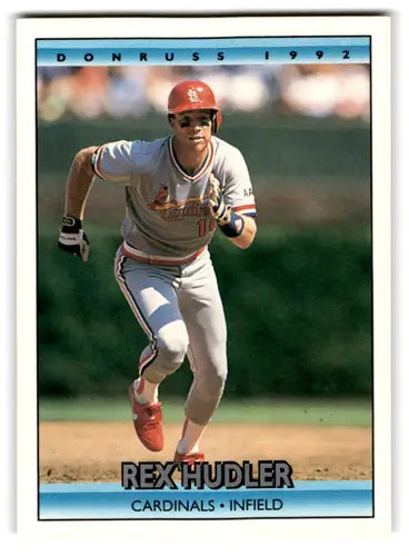 1992 Donruss #438 Rex Hudler NM Near Mint Cardinals ID:67152 - Baseball Card Single