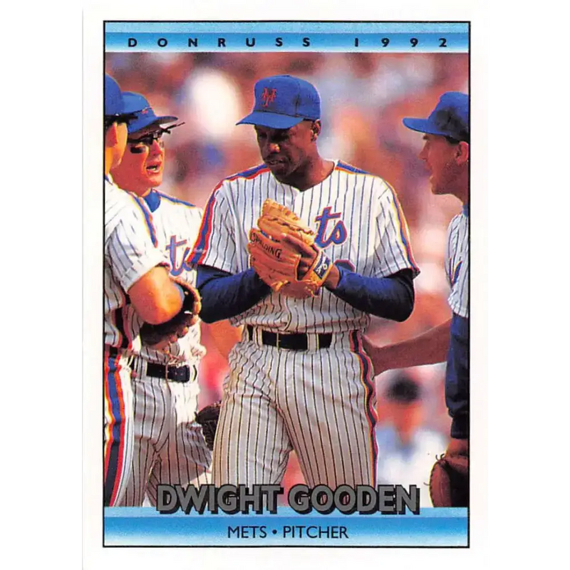 1992 Donruss #446 Dwight Gooden NM-MT New York Mets Baseball Card - Baseball Card Single