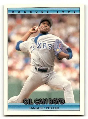 1992 Donruss #447 Oil Can Boyd Texas Rangers Baseball Cards EX/NM ID:59571 - Baseball Card Single