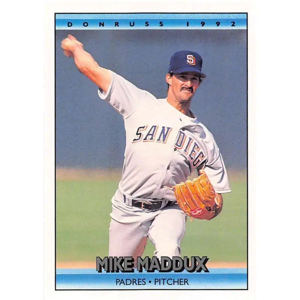 1992 Donruss #450 Mike Maddux NM-MT San Diego Padres Baseball Card - Baseball Card Single