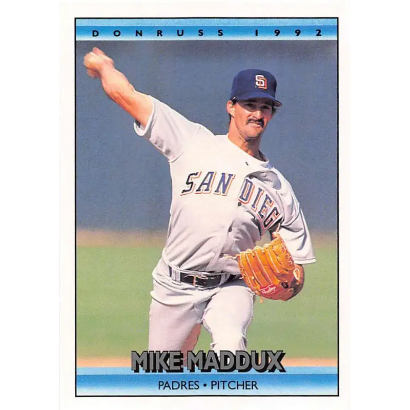 1992 Donruss #450 Mike Maddux NM-MT San Diego Padres Baseball Card - Baseball Card Single