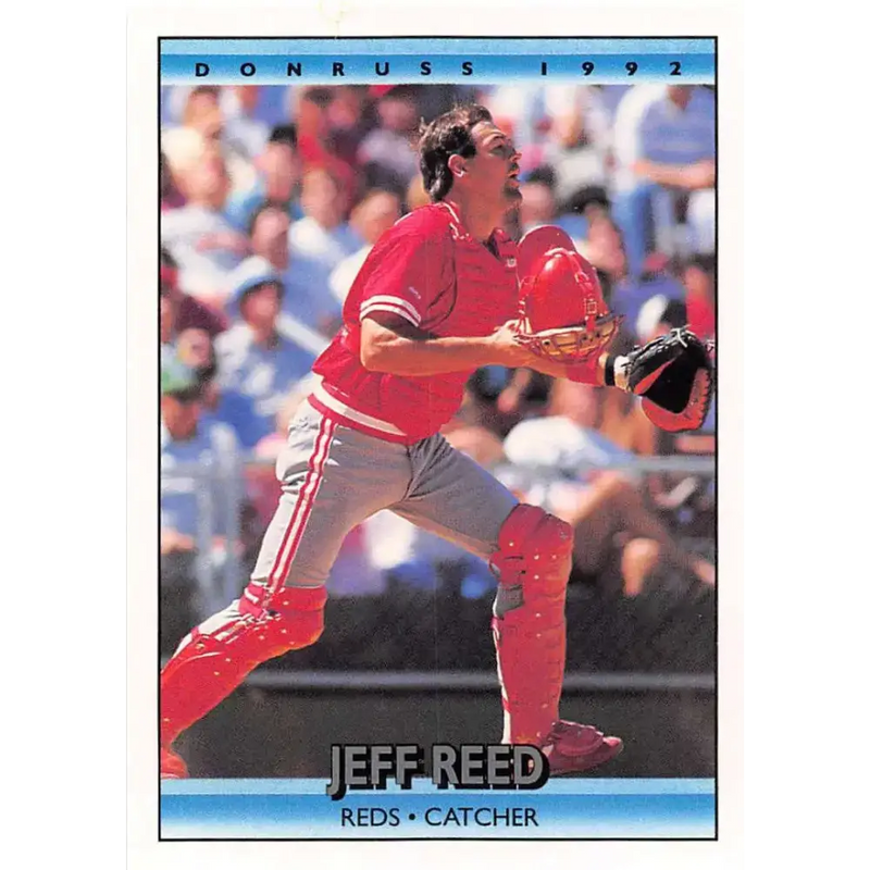 1992 Donruss #451 Jeff Reed NM-MT Cincinnati Reds Baseball Card - Baseball Card Single