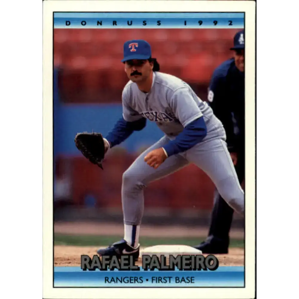 1992 Donruss #46 Rafael Palmeiro NM-MT Texas Rangers Baseball Card - Baseball Card Single
