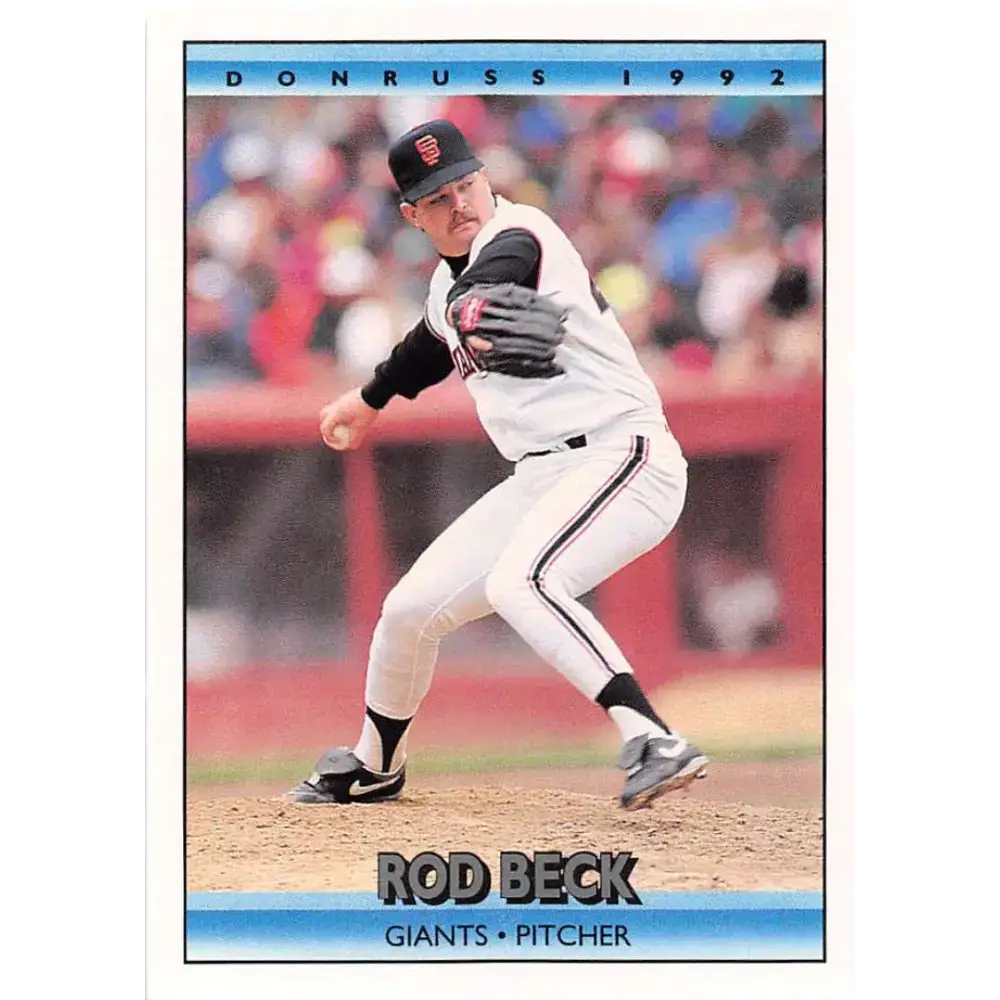 1992 Donruss #461 Rod Beck NM-MT RC Rookie San Francisco Giants Baseball Card - Baseball Card Single