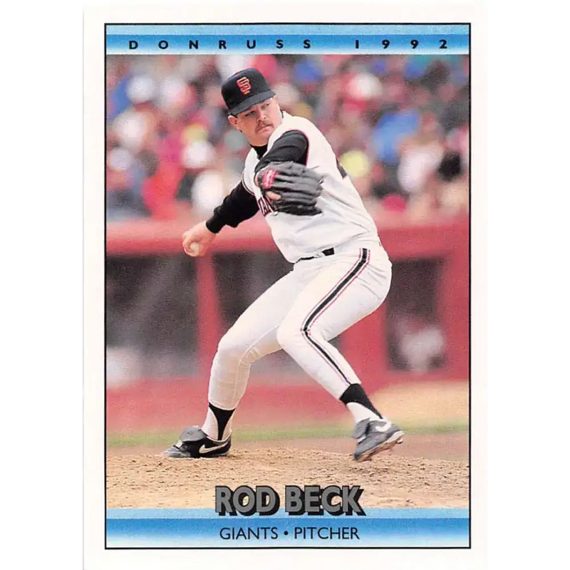 1992 Donruss #461 Rod Beck NM-MT RC Rookie San Francisco Giants Baseball Card - Baseball Card Single
