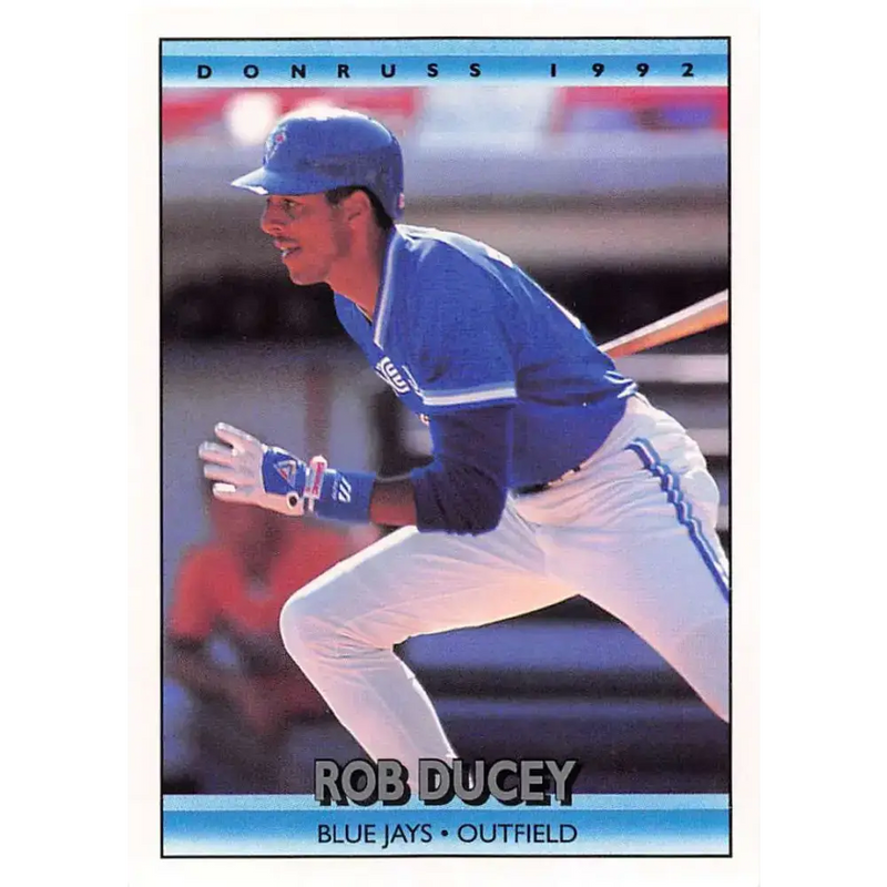 1992 Donruss #466 Rob Ducey NM-MT Toronto Blue Jays Baseball Card - Baseball Card Single