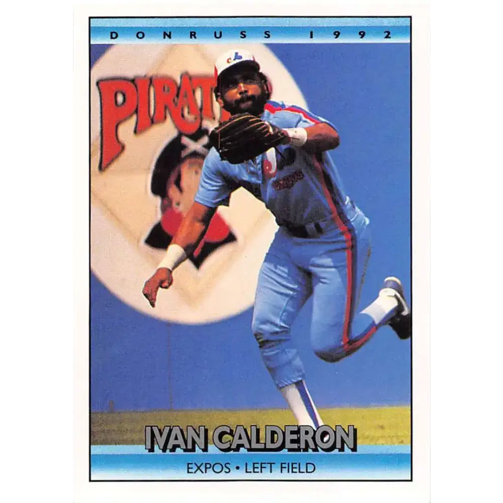 1992 Donruss #48 Ivan Calderon NM-MT Montreal Expos Baseball Card - Baseball Card Single