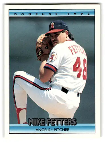 1992 Donruss #491 Mike Fetters NM Near Mint Angels ID:67156 - Baseball Card Single