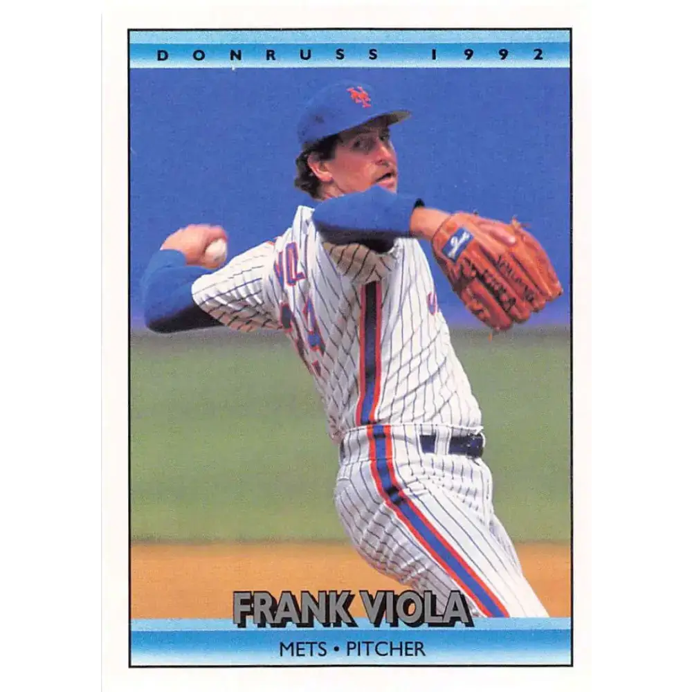 1992 Donruss #498 Frank Viola NM-MT New York Mets Baseball Card - Baseball Card Single