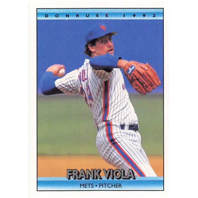 1992 Donruss #498 Frank Viola NM-MT New York Mets Baseball Card - Baseball Card Single