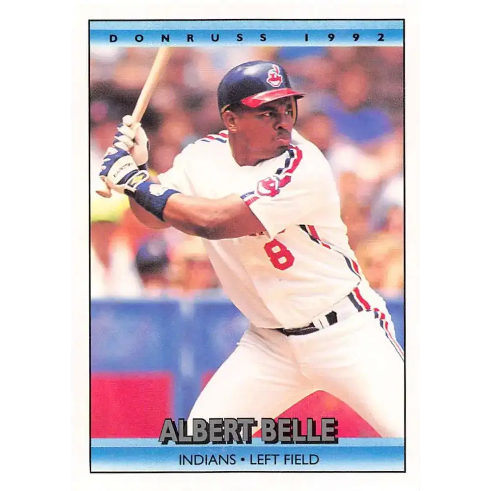 1992 Donruss #500 Albert Belle NM-MT Cleveland Indians Baseball Card - Baseball Card Single