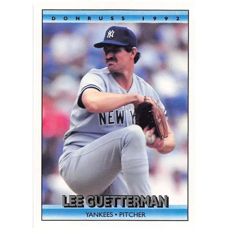 1992 Donruss #507 Lee Guetterman NM-MT New York Yankees Baseball Card - Baseball Card Single