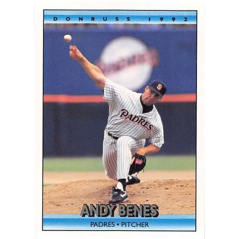 1992 Donruss #524 Andy Benes NM-MT San Diego Padres Baseball Card - Baseball Card Single