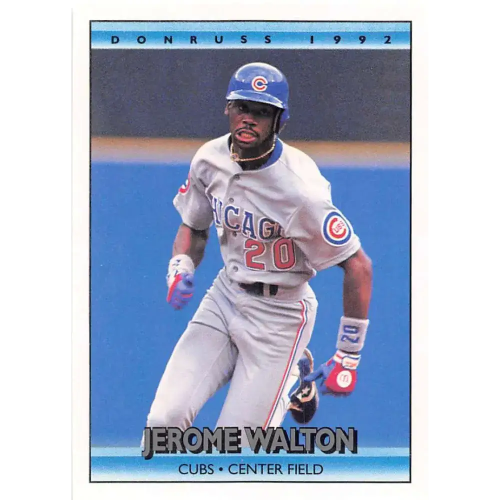 1992 Donruss #528 Jerome Walton NM-MT Chicago Cubs Baseball Card - Baseball Card Single