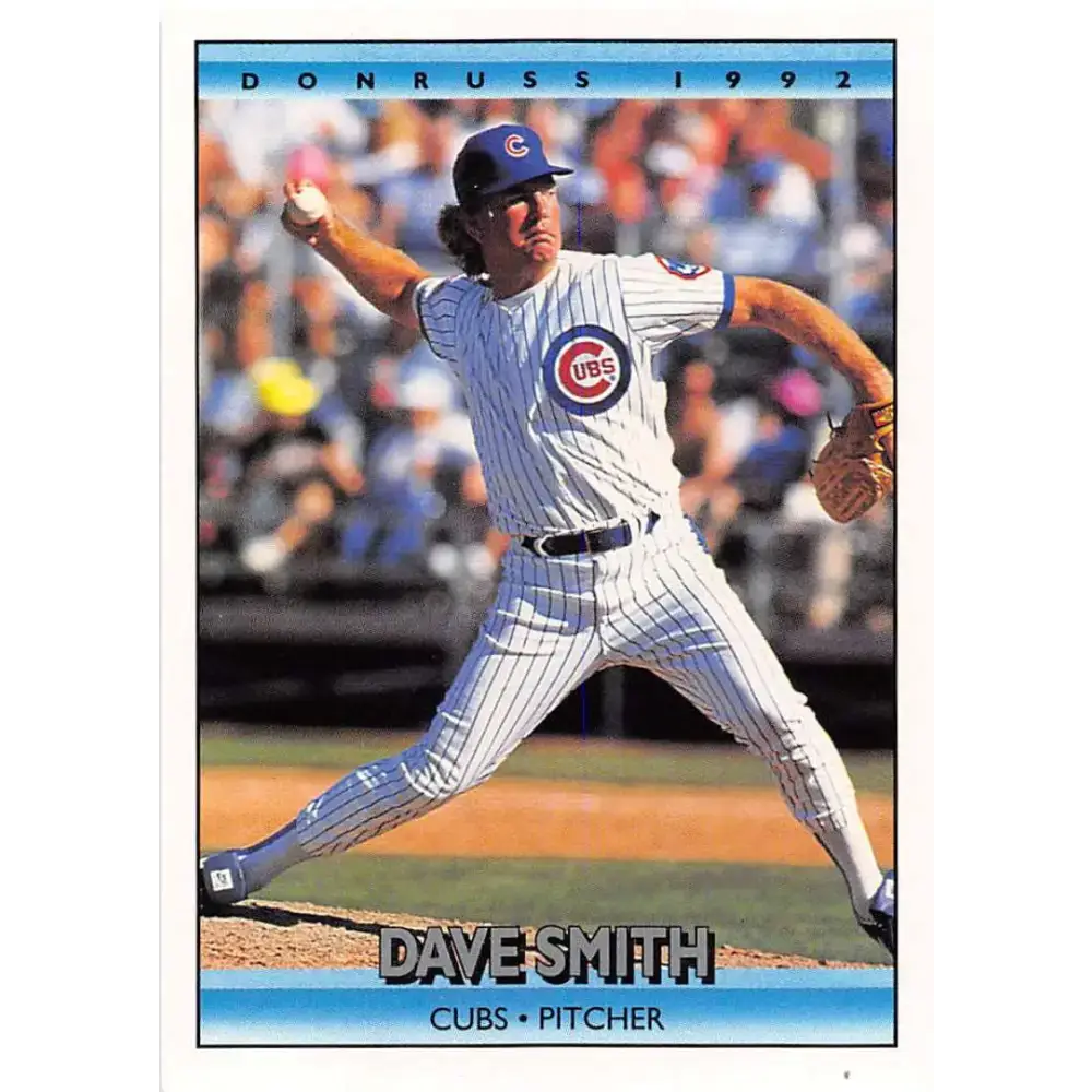 1992 Donruss #53 Dave Smith NM-MT Chicago Cubs Baseball Card - Baseball Card Single