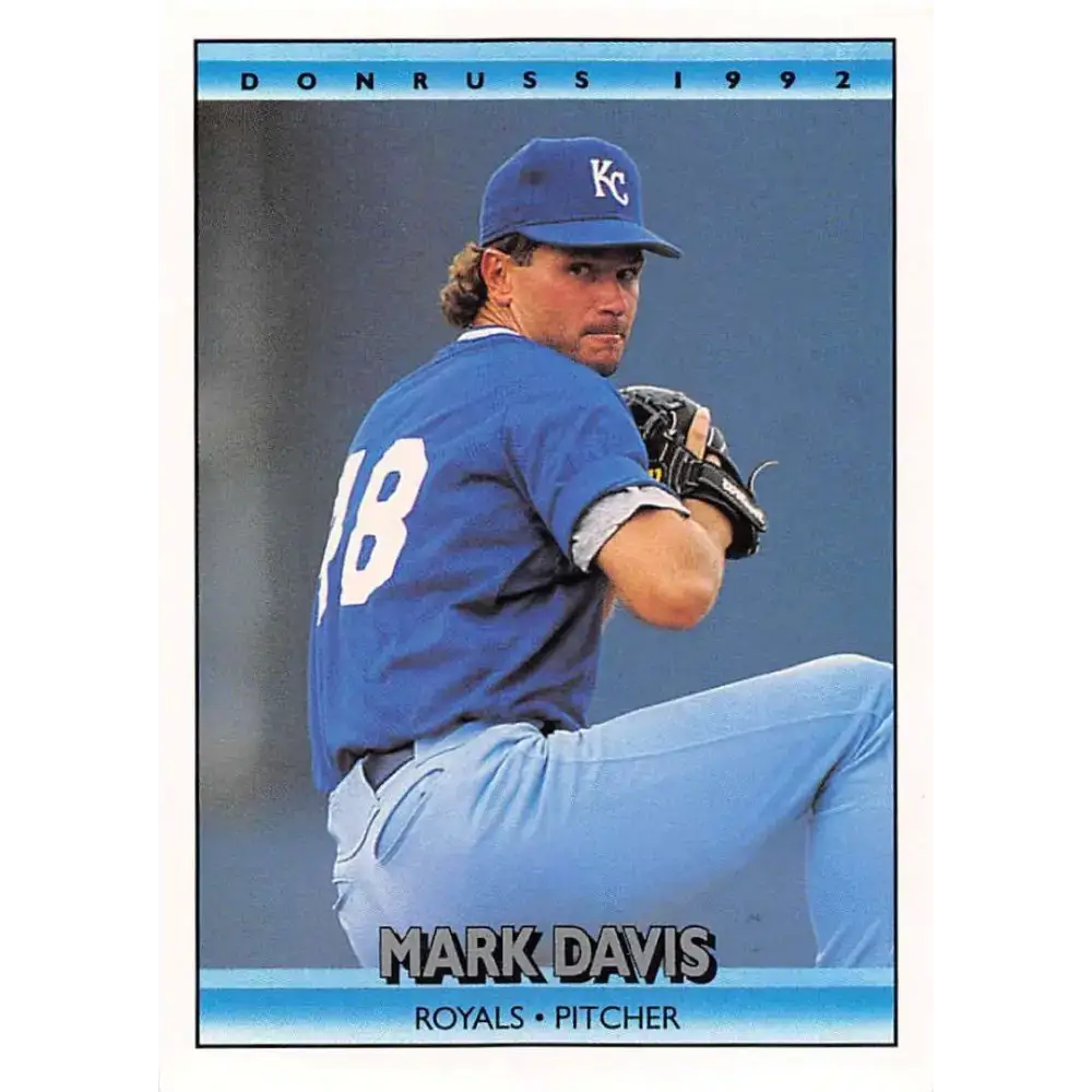 1992 Donruss #54 Mark Davis NM-MT Kansas City Royals Baseball Card - Baseball Card Single